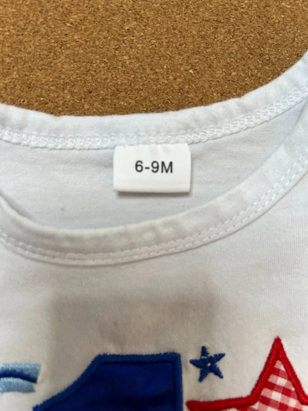 Baby Girl My 1st 4th of July Short Sleeve 6-9 Months 3pc New